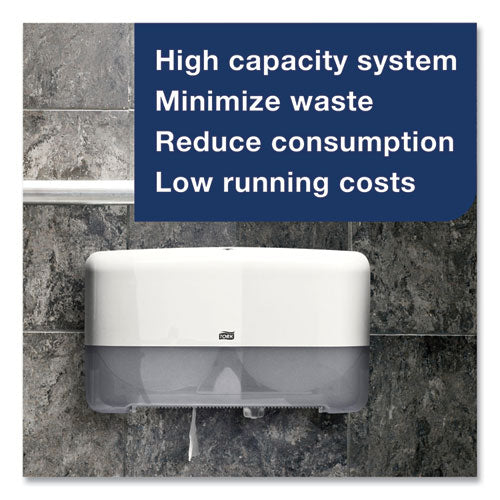 Image of Tork® 11020602 Advanced Jumbo Bath Tissue, Septic Safe, 2-Ply, 3.48" x 751 ft, White, 12 Rolls/Carton