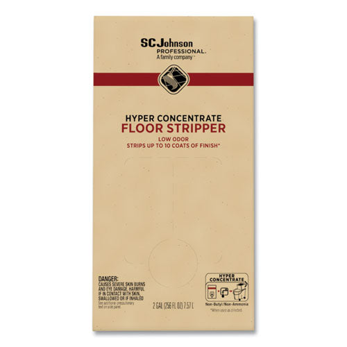 Image of SC Johnson Professional® 680076 Hyper Concentrate Floor Stripper, Low Odor, 2 gal Bag-in-Box