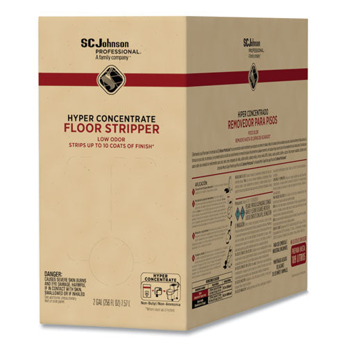 Image of SC Johnson Professional® 680076 Hyper Concentrate Floor Stripper, Low Odor, 2 gal Bag-in-Box