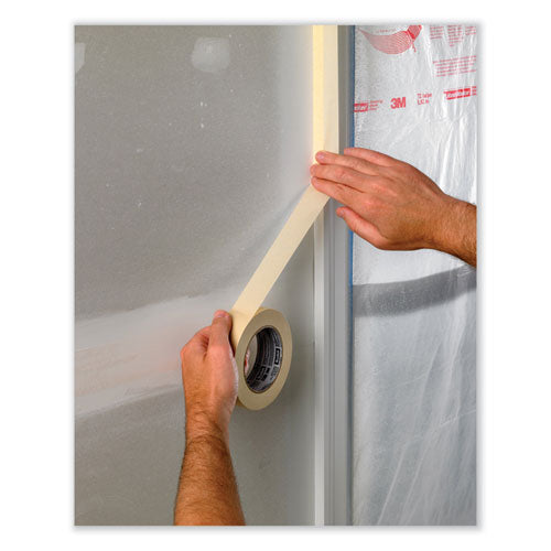 Image of Highland 2600-24A Economy Masking Tape, 3" Core, 0.94" X 60.1 Yds, Tan