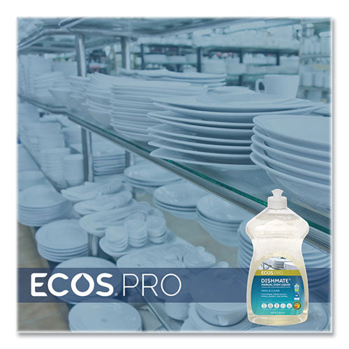 Image of ECOS® PRO PL9721/6 Dishmate Manual Dish Liquid, 25 oz Bottle