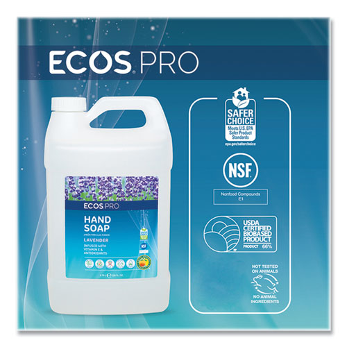 Image of ECOS® PRO PL9665/04 Liquid Hand Soap, Lavender Scent, 1 gal