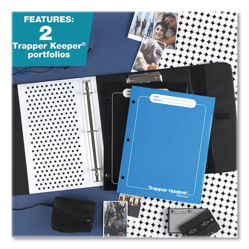Image of Mead® 260038CQ1-ECM Trapper Keeper 3-Ring Pocket Binder, 1" Capacity, 11.25 x 12.19, Shapes