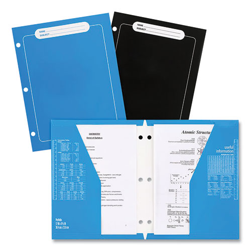Image of Mead® 260038CQ1-ECM Trapper Keeper 3-Ring Pocket Binder, 1" Capacity, 11.25 x 12.19, Shapes