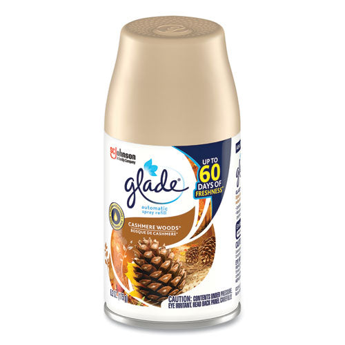 Image of Glade® 375638 Automatic Air Freshener, Cashmere Woods, 6.2 oz, 4/Carton