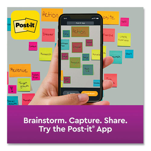 Image of Post-it® Notes Super Sticky R330-18SSAN-CP Pads in Playful Primary Collection Colors, Cabinet Pack, 3" x 3", 90 Sheets/Pad, 18 Pads/Pack