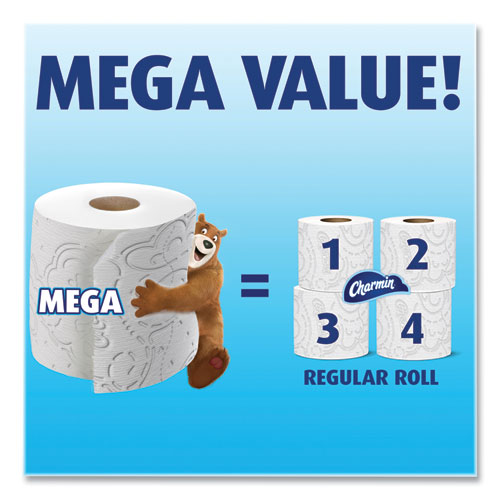 Image of Charmin® 6562/88029 Ultra Soft Bathroom Tissue, Mega Roll, Septic Safe, 2-Ply, White, 244 Sheets/Roll, 30 Rolls/Pack