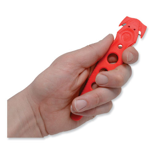 Image of Westcott® Safety Cutter, 1.2" Blade, 5.75" Plastic Handle, Assorted, 5/Pack