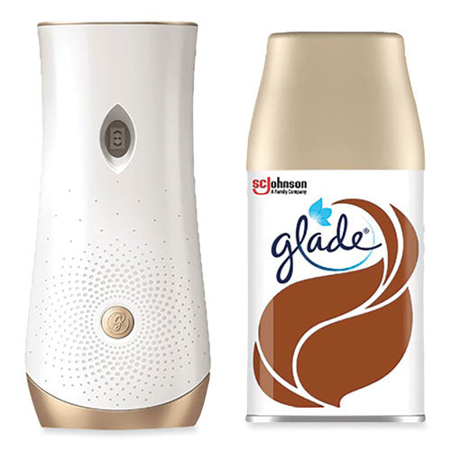 Image of GladeÂ® Automatic Spray Starter Kit, Spray Unit and Refill, White/Gold, Cashmere Woods
