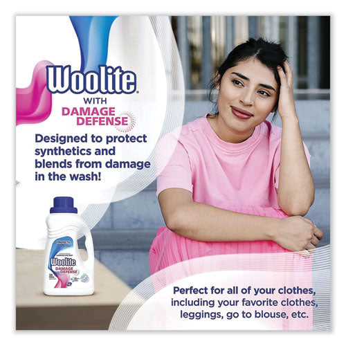 Image of WOOLITE® 62338-77940 Damage Defense Laundry Detergent, Light Floral, 50 oz Bottle, 6/Carton