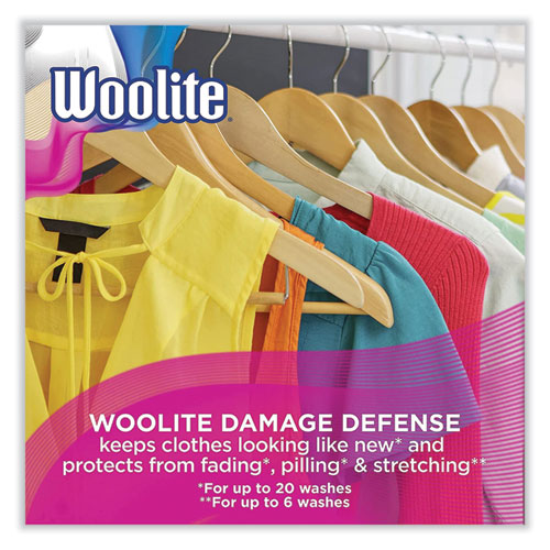 Image of WOOLITE® 62338-77940 Damage Defense Laundry Detergent, Light Floral, 50 oz Bottle, 6/Carton