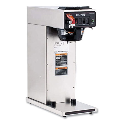 Image of BUNN® 23001.0006 CWTF15-APS Automatic Airpot Coffee Brewer, Gray/Stainless Steel