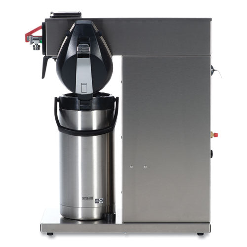Image of BUNN® 23001.0006 CWTF15-APS Automatic Airpot Coffee Brewer, Gray/Stainless Steel