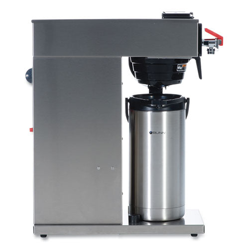 Image of BUNN® 23001.0006 CWTF15-APS Automatic Airpot Coffee Brewer, Gray/Stainless Steel
