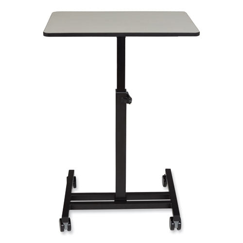 Image of NPS® EDTC Sit-Stand Student's Desk, 20.75" x 26" x 27.75" to 44.5", Gray Nebula