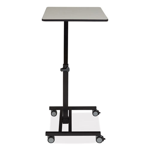 Image of NPS® EDTC Sit-Stand Student's Desk, 20.75" x 26" x 27.75" to 44.5", Gray Nebula