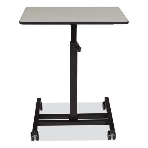 Image of NPS® EDTC Sit-Stand Student's Desk, 20.75" x 26" x 27.75" to 44.5", Gray Nebula