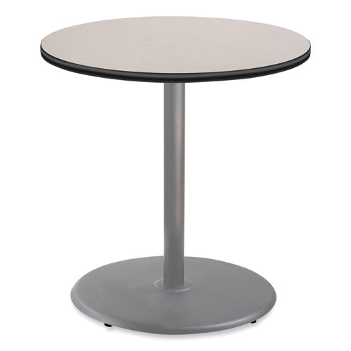 Image of NPS® CG13636RC1GY Cafe Table, 36" Diameter x 36h, Round Top/Base, Gray Nebula Top, Gray Base