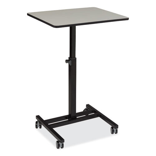 Image of NPS® EDTC Sit-Stand Student's Desk, 20.75" x 26" x 27.75" to 44.5", Gray Nebula