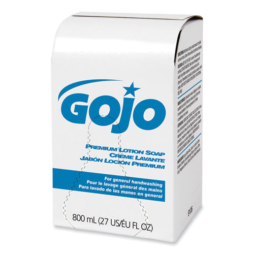 Image of GOJO® 9106-12 Premium Lotion Soap Refill, Waterfall Scent, 800 mL, 12/Carton