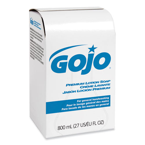 Image of GOJO® 9106-12 Premium Lotion Soap Refill, Waterfall Scent, 800 mL, 12/Carton