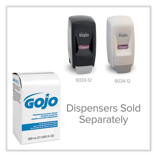Image of GOJO® 9106-12 Premium Lotion Soap Refill, Waterfall Scent, 800 mL, 12/Carton
