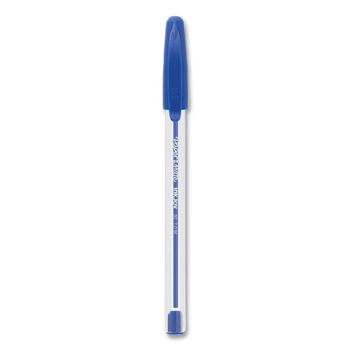 Image of Paper Mate® 2014534 InkJoy 50ST Ballpoint Pen, Stick, Medium 1 mm, Blue Ink, Clear Barrel, 60/Pack