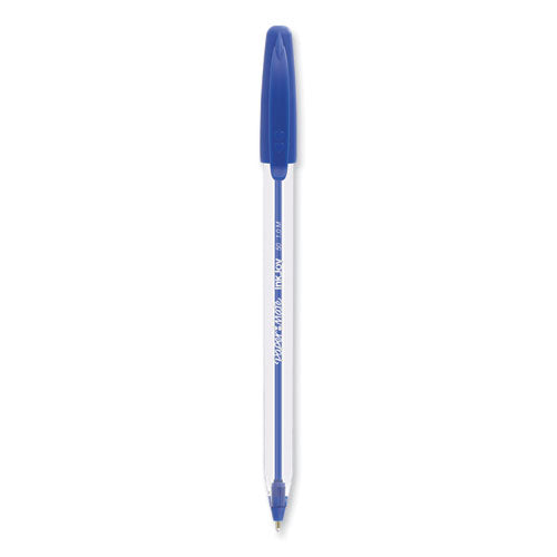 Image of Paper Mate® 2014534 InkJoy 50ST Ballpoint Pen, Stick, Medium 1 mm, Blue Ink, Clear Barrel, 60/Pack