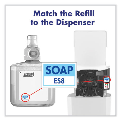 Image of PURELL® 7730-01 Es8 Soap Touch-Free Dispenser, 1,200 Ml, 5.25 X 8.8 X 12.13, White