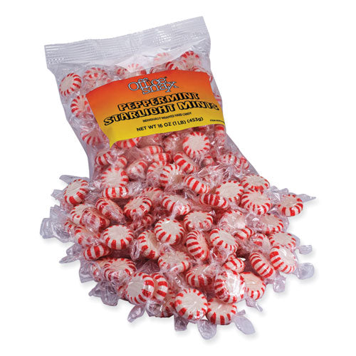 Image of Office Snax® 00670 Candy Assortments, Starlight Peppermint Candy, 1 lb Bag