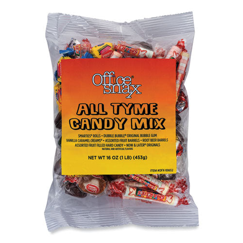 Image of Office Snax® 00652 Candy Assortments, All Tyme Candy Mix, 1 lb Bag