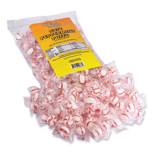 Image of Office Snax® 00666 Candy Assortments, Soft Peppermint Puffs, 22 oz Bag