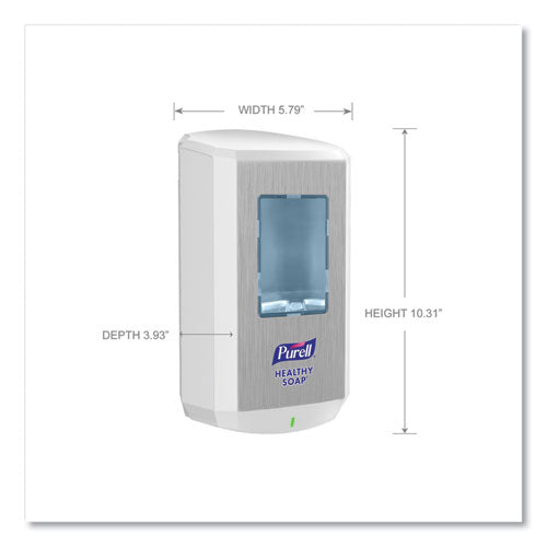 Image of PURELL® 6530-01 Cs6 Soap Touch-Free Dispenser, 1,200 Ml, 4.88 X 8.8 X 11.38, White