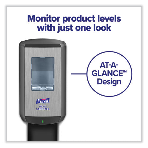 Image of PURELL® 6524-01 Cs6 Hand Sanitizer Dispenser, 1,200 Ml, 5.79 X 3.93 X 15.64, Graphite