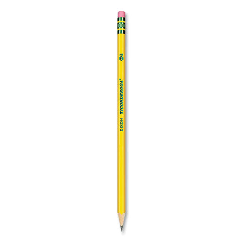 Image of Ticonderoga® X13806 Pre-Sharpened Pencil, Hb (#2), Black Lead, Yellow Barrel, Dozen