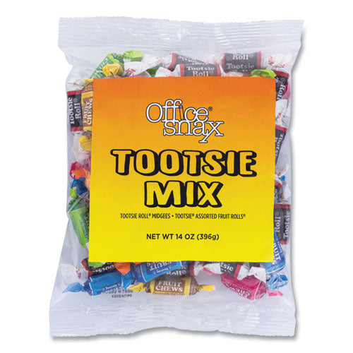 Image of Office Snax® 00658 Tootsie Roll Assortment, 14 oz Bag