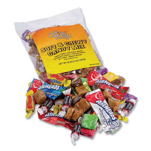 Image of Office Snax® 00664 Candy Assortments, Soft and Chewy Candy Mix, 1 lb Bag