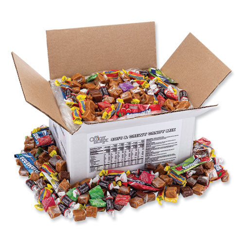 Image of Office Snax® 00656 Candy Assortments, Soft and Chewy Candy Mix, 5 lb Carton