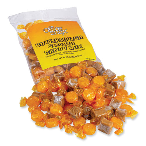 Image of Office Snax® 00665 Candy Assortments, Butterscotch Smooth Candy Mix, 1 lb Bag