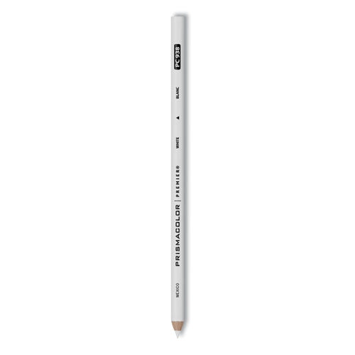 Image of Prismacolor® 3365 Premier Colored Pencil, 3 mm, 2B, White Lead, White Barrel, Dozen