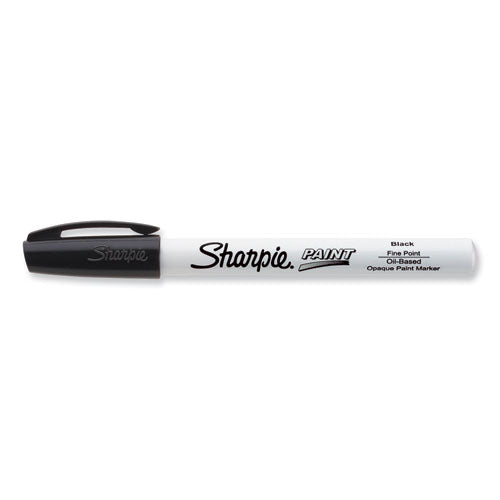 Image of Sharpie® 35534 Permanent Paint Marker, Fine Bullet Tip, Black