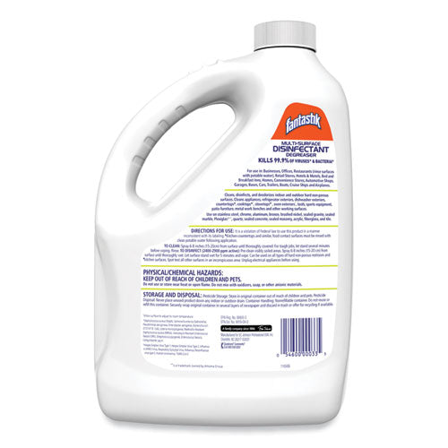 Image of Fantastik® 311930EA Multi-Surface Disinfectant Degreaser, Pleasant Scent, 1 Gallon Bottle