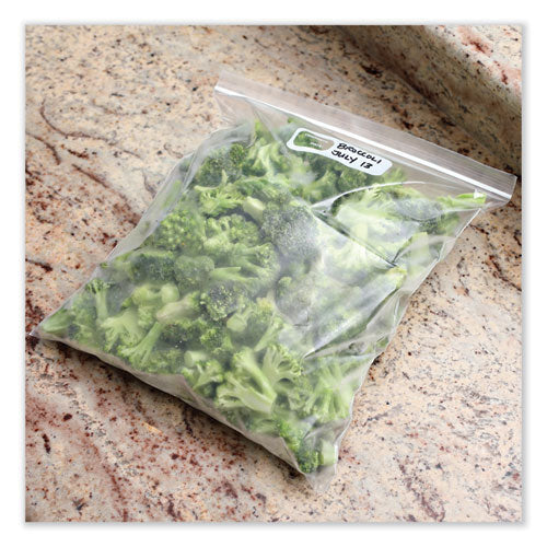 Image of Boardwalk® BWK1GALFZRBAG Reclosable Freezer Storage Bags, 1 gal, 10.5" x 11", Clear, 250/Box