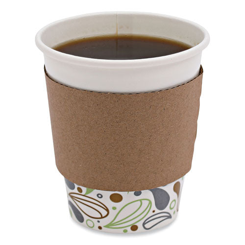 Image of Boardwalk® BWK1020SLEEVE Cup Sleeves, Fits 10 Oz To 20 Oz Hot Cups, Kraft, 1,200/carton