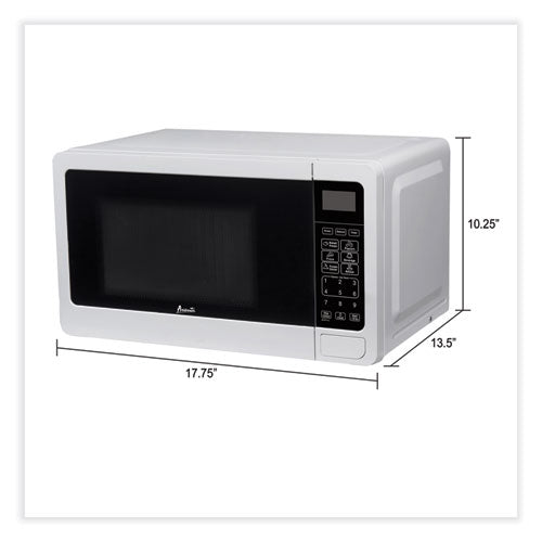 Image of Avanti MT7V0W 0.7 cu ft Microwave Oven, 700 W, White