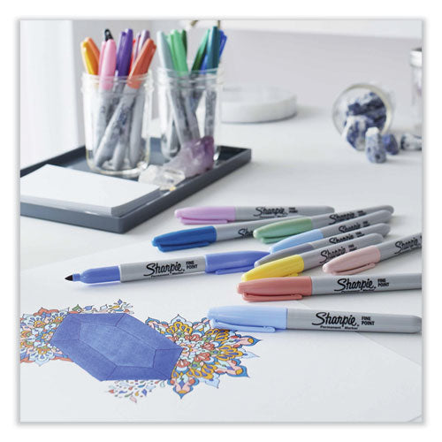 Image of Sharpie® 2136727 Mystic Gems Markers, Fine Bullet Tip, Assorted, 24/pack