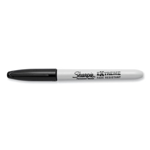 Image of Sharpie® 1927432 Extreme Marker, Fine Bullet Tip, Black, Dozen