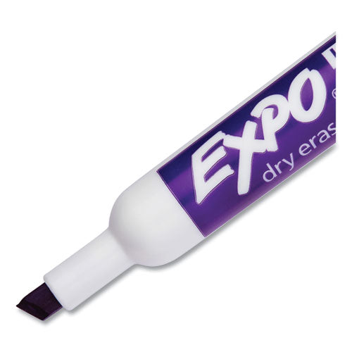 Image of EXPO® 80008A Low-Odor Dry-Erase Marker, Broad Chisel Tip, Purple