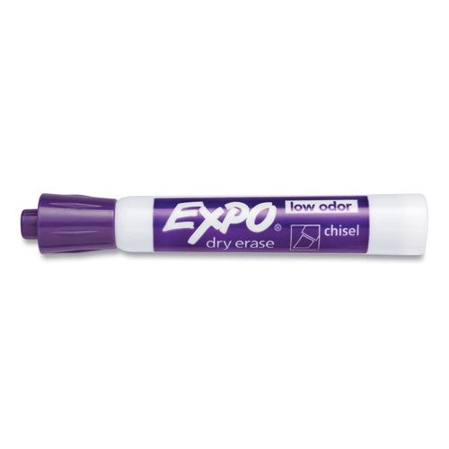 Image of EXPO® 80008A Low-Odor Dry-Erase Marker, Broad Chisel Tip, Purple