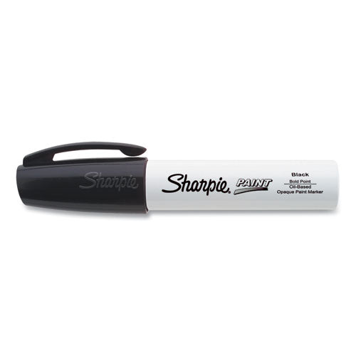 Image of Sharpie® 35564 Permanent Paint Marker, Extra-Broad Chisel Tip, Black